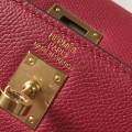 「#4008」 Hermes Ruby Red Kelly 25cm