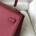 「#4008」 Hermes Ruby Red Kelly 25cm