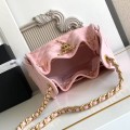 「#10010」 Chanel ball grain leather hip hop bag Chanel hobo underarm bag 69AS5293 30*26*14cm