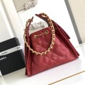 「#10014」 Chanel ball grain leather hip hop bag Chanel hobo underarm bag 69AS5293 30*26*14cm