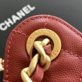 「#10014」 Chanel ball grain leather hip hop bag Chanel hobo underarm bag 69AS5293 30*26*14cm