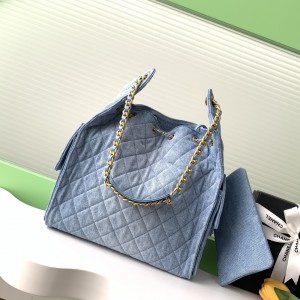 「#10021」 Chanel Hobo Underarm Bag Hippie Underarm Bag Small AS5293 30*26*14