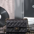 「#10024」Chanel Iron Grey Classic Flap 20cm
