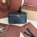 「#7091」Loro pian Extra Pocket L19 gold buckle - FAN1034 - 19x6.5x11cm - midnight blue,Ostrich skin 「#7091」Loro pian Extra Pocket L19 gold buckle - FAN1034 - 19x6.5x11cm - midnight blue,Ostrich skin