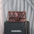 「#10025」Chanel Coffee Brown Classic Flap 20cm 「#10025」Chanel Coffee Brown Classic Flap 20cm