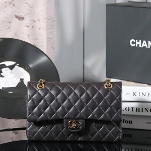 「#10026」Chanel Iron Grey Classic Flap 25cm