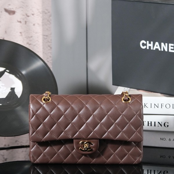 「#10027」Chanel Coffee Brown Classic Flap 25cm 「#10027」Chanel Coffee Brown Classic Flap 25cm