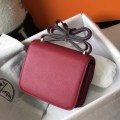 「#4108」 Hermès Red Constance Gold Buckle Bag 19cm 「#4108」 Hermès Red Constance Gold Buckle Bag 19cm
