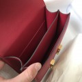 「#4108」 Hermès Red Constance Gold Buckle Bag 19cm 「#4108」 Hermès Red Constance Gold Buckle Bag 19cm