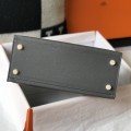「#4012」 Hermes Pewter Gray Kelly 25cm