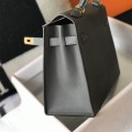 「#4012」 Hermes Pewter Gray Kelly 25cm