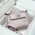 「#4111」 Hermès Fantasy Purple Silver Buckle Mini Kelly Bag 20cm 「#4111」 Hermès Fantasy Purple Silver Buckle Mini Kelly Bag 20cm
