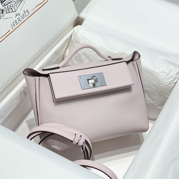 「#4111」 Hermès Fantasy Purple Silver Buckle Mini Kelly Bag 20cm 「#4111」 Hermès Fantasy Purple Silver Buckle Mini Kelly Bag 20cm