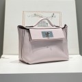 「#4111」 Hermès Fantasy Purple Silver Buckle Mini Kelly Bag 20cm 「#4111」 Hermès Fantasy Purple Silver Buckle Mini Kelly Bag 20cm