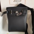 「#4112」Hermès black HAC A DOS 18*8*25.5cm