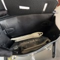 「#4112」Hermès black HAC A DOS 18*8*25.5cm