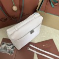 「#7097」Loro pian Extra Pocket L23.5 silver buckle - FAM6491 - 21✖️23.5✖️8cm - Light Peony Powder 「#7097」Loro pian Extra Pocket L23.5 silver buckle - FAM6491 - 21✖️23.5✖️8cm - Light Peony Powder