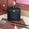 「#7102」Loro pian Extra Pocket L23.5 gold buckle - FAM6491 - 21✖️23.5✖️8cm - black