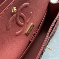「#10069」Chanel South African python leather custom model with full deerskin lining 01112 25.5*7*16CM
