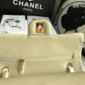 「#10070」Chanel South African python leather custom model with full deerskin lining 01112 25.5*7*16CM