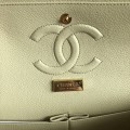 「#10070」Chanel South African python leather custom model with full deerskin lining 01112 25.5*7*16CM