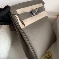 「#4115」 Hermes Elephant Grey HAC A DOS 18*8*25.5cm
