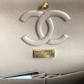 「#10073」Chanel South African python leather custom model with full deerskin lining 01112 25.5*7*16CM