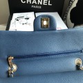 「#10074」Chanel South African python leather custom model with full deerskin lining 01112 25.5*7*16CM