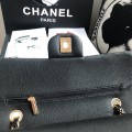 「#10077」Chanel South African python leather custom model with full deerskin lining 01112 25.5*7*16CM