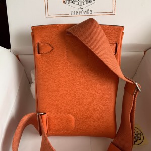 「#4116」 Hermès Sunset Orange HAC A DOS 18*8*25.5cm