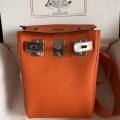 「#4116」 Hermès Sunset Orange HAC A DOS 18*8*25.5cm