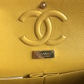「#10084」Chanel South African python leather custom model with full deerskin lining 01112 25.5*7*16CM
