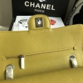 「#10085」Chanel South African python leather custom model with full deerskin lining 01112 25.5*7*16CM