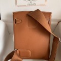 「#4117」Hermès Orange HAC A DOS 18*8*25.5cm