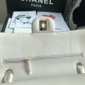 「#10090」Chanel South African python leather custom model with full deerskin lining 01112 25.5*7*16CM