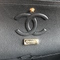 「#10091」Chanel South African python leather custom model with full deerskin lining 01112 25.5*7*16CM