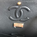 「#10094」Chanel South African python leather custom model with full deerskin lining 01112 25.5*7*16CM