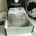 「#10095」Chanel South African python leather custom model with full deerskin lining 01112 25.5*7*16CM