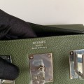 「#4119」Hermes Dark Green HAC A DOS 18*8*25.5cm