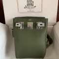 「#4119」Hermes Dark Green HAC A DOS 18*8*25.5cm