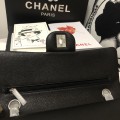「#10104」Chanel South African python leather custom model with full deerskin lining 01112 25.5*7*16CM
