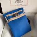 「#4120」Hermès blue HAC A DOS 18*8*25.5cm