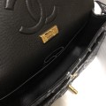 「#10106」Chanel South African python leather custom model with full deerskin lining 01112 25.5*7*16CM