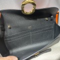 「#4121」Hermès Black Gold Buckle Chaine d'Ancre to go 24*10*2.5cm