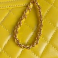 「#10119」Chanel classic logo diamond quilted leather chain AS4416 19*13*7cm