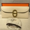 「#4127」 Hermes Milkshake White Gold Buckle Chaine d'Ancre to go 24*10*2.5cm