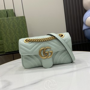 「#3439」GUCCI GG Marmont 446744 22x 13x 6