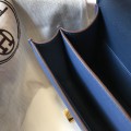 「#4134」 Hermès Agate Blue Constance Gold Buckle Bag 19cm