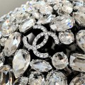 「#10127」Chanel White Diamond Ball Bag 13cm