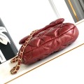 「#10130」Chanel wax red large size 22.5*20*3Cm